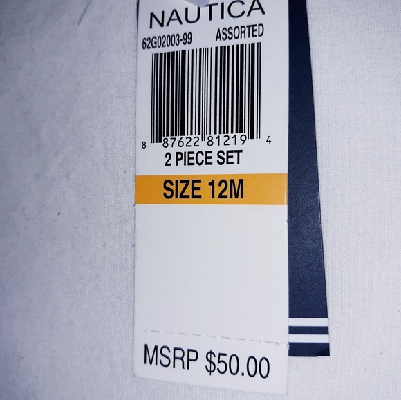 Nautica Girls Infant 2pc Casual Set - 12M - Picture 4 of 4